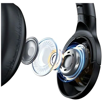 Słuchawki Bluetooth 5.3 USAMS US-YH Series Nauszne Czarne