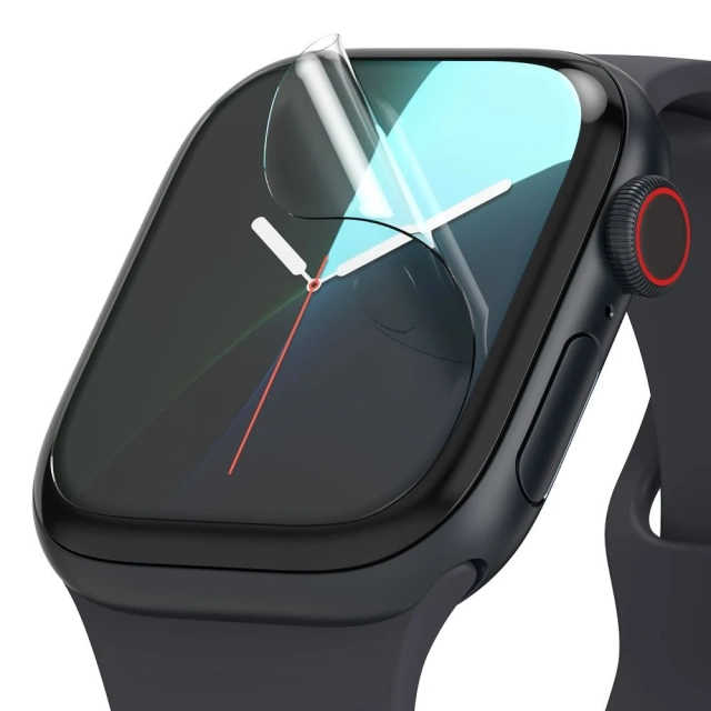 3x Folia ochronna na Apple Watch 10 42mm Ringke Dual Easy 3-pack Clear