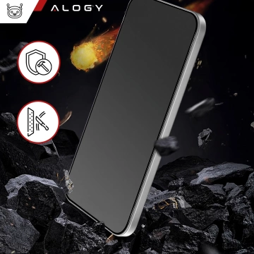 Szkło hartowane Prywatyzujące do Samsung Galaxy S23 matowa ochrona na ekran Alogy Privacy Glass