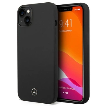 Etui Mercedes MEHCP14MSILBK für Apple iPhone 14 Plus 6,7 Hardcase Silicone Line