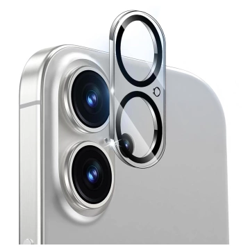 Hybrid-Kameraglas für Apple iPhone 16/16 Plus Objektivschutz 3mk Lens Pro Full Cover Gepanzerter Kameraschutz