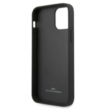 Etui na telefon BMW BMHCP12LRSPPR do Apple iPhone 12 Pro Max 6,7" czerwony/red hardcase Leather Curve Perforate