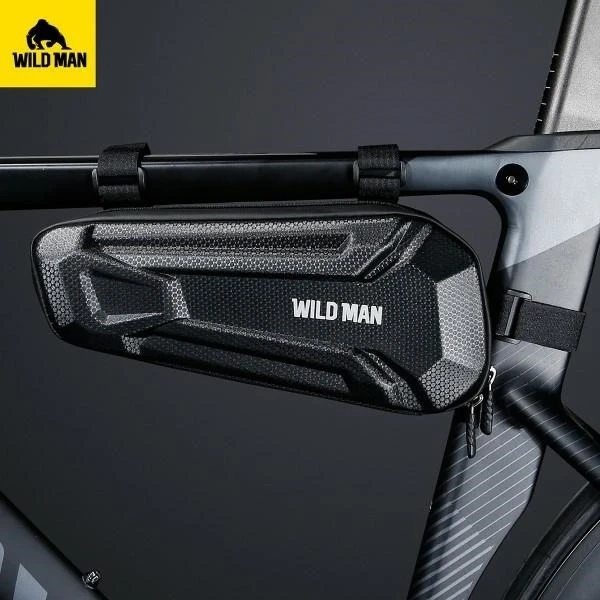 Wildman XT9 XL Fahrradtasche Rahmentasche 1,8L Wasserdicht Schwarz