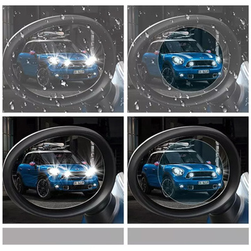 2x Nano Raincover Anti-Fog für Auto-Außenspiegel 135x95mm