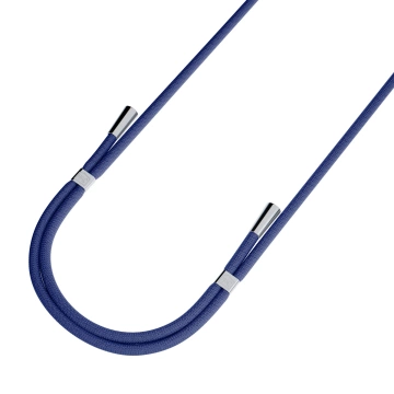 Universelles Smartphone-Lanyard 3mk EasyClip Dunkelblau (Silber)