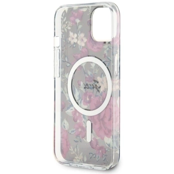 Etui Guess GUHMP14SHCFWSA für iPhone 14 6,1" Hardcase Flower MagSafe