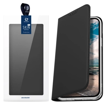 Apple iPhone 16e / SE 4 2025 Dux Ducis Schutzhülle mit Skin Pro Flip Schwarz