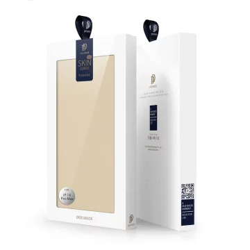 Dux Ducis Skin Pro Holster Flip Cover für iPhone 14 Pro Max gold
