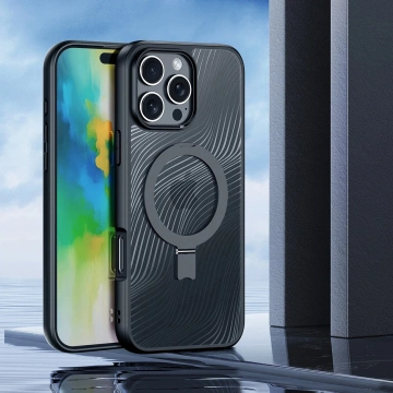Etui Ochronne do iPhone 16 Pro Dux Ducis Aimo Mag Czarny
