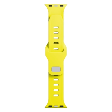 Pasek do smartwatcha 3mk Silicone Watch Strap do Apple Watch 42/44/45/49 mm Yellow