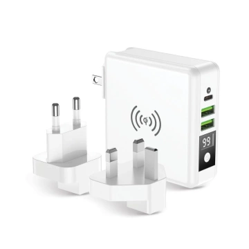 Forcell 4in1 Reiseladegerät 8000mAh QC3.0 USB-C Powerbank Induktion