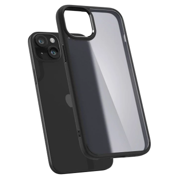 Etui Spigen Ultra Hybrid, frost black für das iPhone 15 Plus