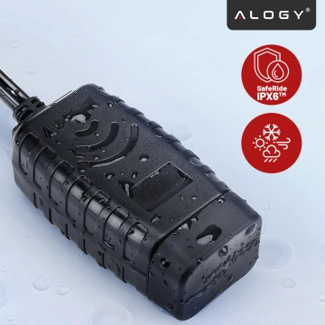 Alogy Plug Extender Steckdosenverteiler Splitteradapter Verlängerungskabel mit Qi-Induktionsladegerät 4x EU-Stecker 4x USB 2x USB-C Schwarz