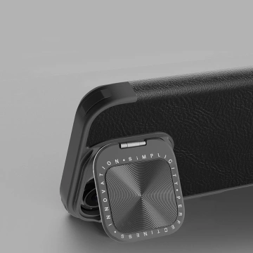 Etui do iPhone 16 Pro Max Nillkin Qin Prop Leather Czarny