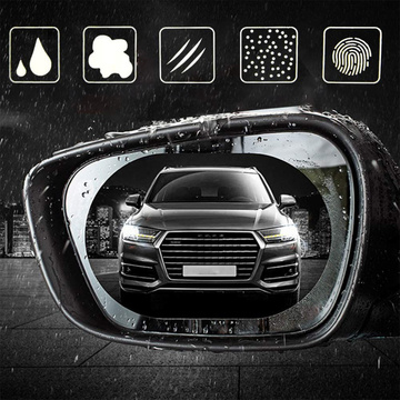 2x Nano Raincover Anti-Fog für Auto-Außenspiegel 135x95mm