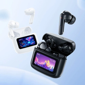 Hoco EQ14 TWS Kabellose In-Ear-Kopfhörer mit Touchscreen, Weiß