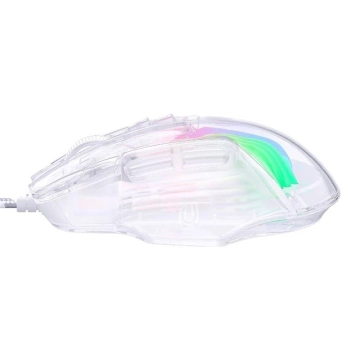 Przewodowa Mysz Gamingowa Onikuma CW923 RGB 12800 DPI Transparentna