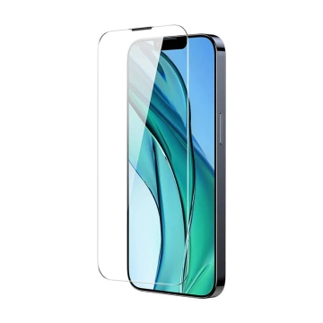 Gehärtetes Glas mit Anti-Staub-Beschichtung 0,3 mm Baseus Crystal für iPhone 14 Plus/13 Pro Max (2 Stück)