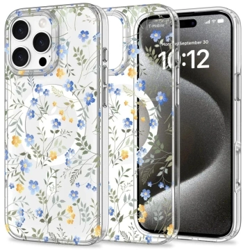 Etui do iPhone MagMood MagSafe iPhone 16 Pro Spring Flowers 