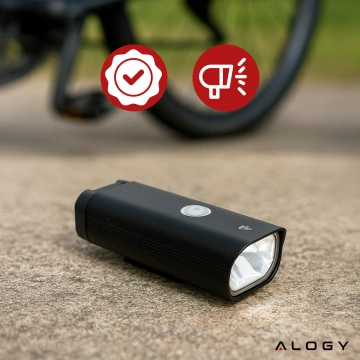 LED-Fahrradfrontlicht, superhell, 8 Stunden Leuchtdauer, 800 Lumen, 1800 mAh, wasserdicht, schwarz