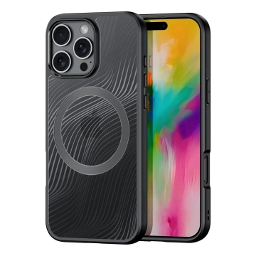 Etui do iPhone 16 Dux Ducis Aimo Mag z MagSafe - Czarny