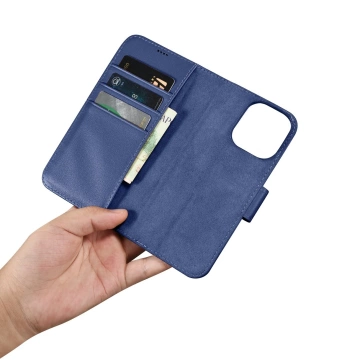 Etui na telefon iCarerWallet Case 2in1 do iPhone 14 Pro Max skórzany pokrowiec z klapką Anti-RFID
