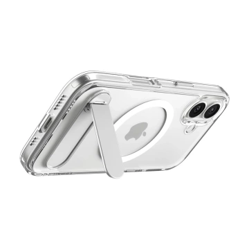 Etui do iPhone 17 Spigen Ultra Hybrid ”S” Mag MagSafe Clear/White