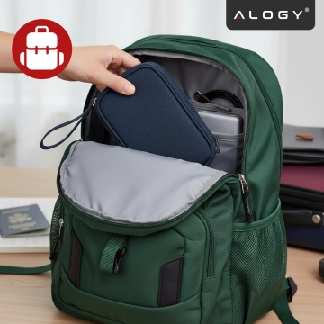 Laptop-Hülle, MacBook Air Pro 13,3 Zoll Alogy Hartschaum-Tasche, Schutzhülle für 13–14 Zoll Laptops, Schwarz