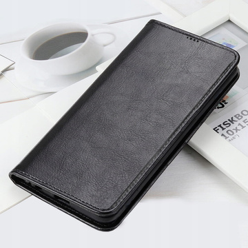 Etui ochronne z klapką skórzany portfel Alogy Wallet Case obudowa na telefon do Samsung Galaxy A54 5G Czarne