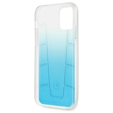 Etui ochronne Mercedes MEHCP12MCLGBL do Apple iPhone 12 / 12 Pro 6,1" niebieski/blue hardcase Transparent Line