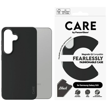 CARE Case für Samsung Galaxy S25 von PanzerGlass Fearlessly Magnetic Black