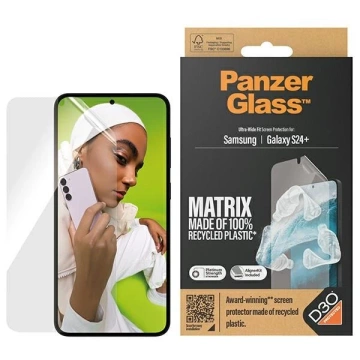 Hybridglas für Samsung Galaxy S24 PanzerGlass Ultra-Wide Fit Matrix