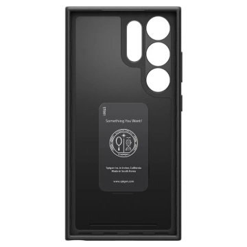 Etui Spigen Thin Fit für Samsung Galaxy S24 Ultra Schwarz