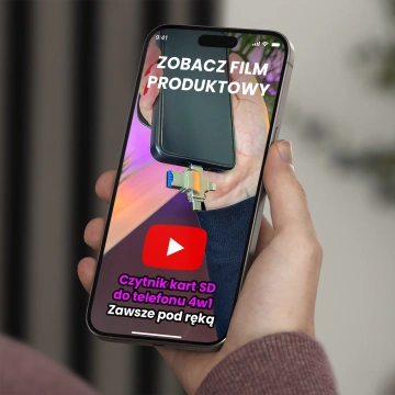 Czytnik kart SD 4w1 – adapter USB 3.0 do TF / microSD, kompatybilny z Lightning, USB-C i micro USB, szybki transfer danych – Alogy SmartRead Pro™