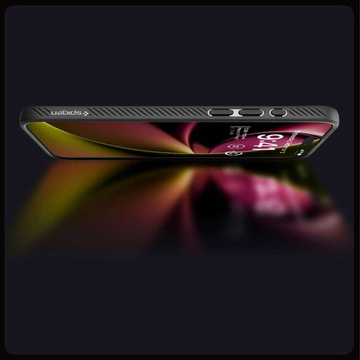 Hülle für iPhone 15 Pro Max Spigen Liquid Air Case, Gehäuse, schützende Rückseite, Mattschwarz