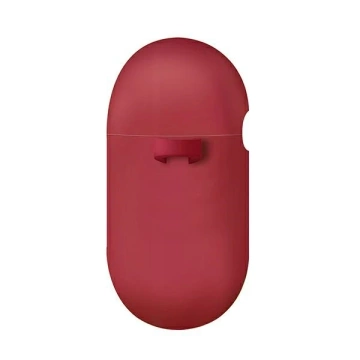 Etui ochronne na słuchawki UNIQ etui Nexo do Apple AirPods 3 + Ear Hooks Silicone czerwony/coral