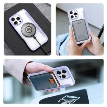 iPhone 16 Pro Dux Ducis Skin X Pro MagSafe Hülle Lila