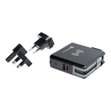 Ładowarka podróżna POWERBANK Forcell 5w1 10000mAh PD QC Wireless 