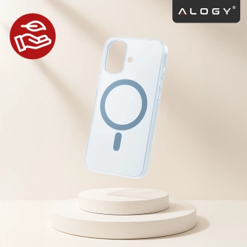 Etui do Apple iPhone 17 – matowa obudowa do MagSafe z ochroną obiektywu, smukłe i odporne na zarysowania, idealne dopasowanie – Alogy Skinny MatteCase™ Mist Blue