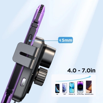 Joyroom JR-ZS219 15W Qi Elektrischer kabelloser Ladehalter Schwarz