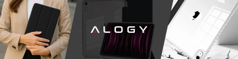 Etui do Apple iPad 11gen. 11" 2025 / 10gen. 10.9" 2022 Ochronne Hybrydowe z Miejscem na Rysik, Składana Okładka, Funkcja Podstawki, Alogy HybridBook™ Case  – Czarne