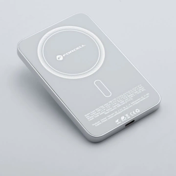 Powerbank MagSafe Forcell F-Energy F5K8 5000mAh QC4.0 PD3.0 Biały