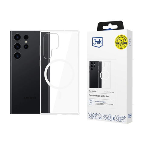 Etui ochronne case do Samsung Galaxy S23 Ultra 3mk Clear MagCase