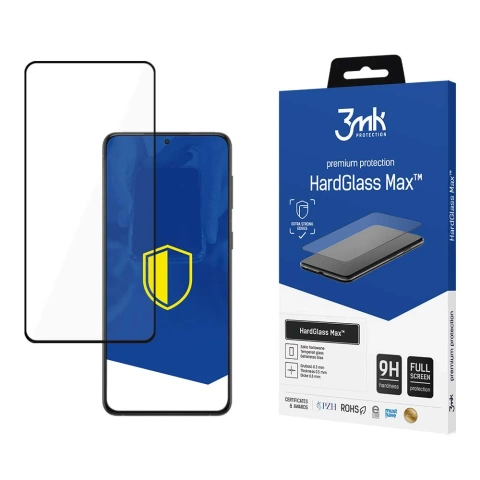 Szkło hartowane na ekran 3mk HardGlass Max do Samsung Galaxy S23+ Plus Black