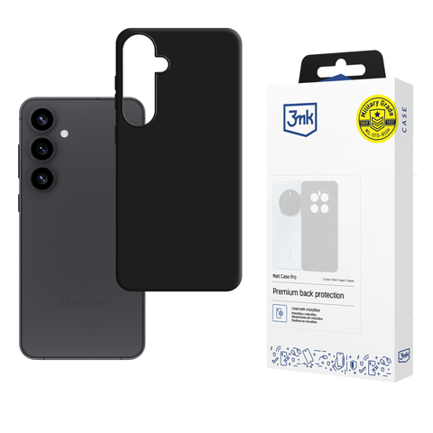 Etui do Samsung Galaxy S25 Black 3mk Matt Case Pro
