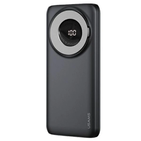 USAMS Powerbank PB62 10000mAh 20W QC3.0+PD Magnetic Wireless Fast Charge czarny/black 10KCD17101 (US-CD171)