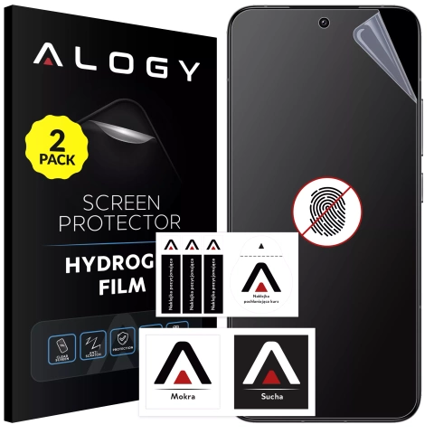2x Folia "MATOWA" do Xiaomi 13 / 14 Hydrożelowa Alogy HydroSkin Matte Pro™ na ekran do etui "BEZ ODCISKU PALCÓW"