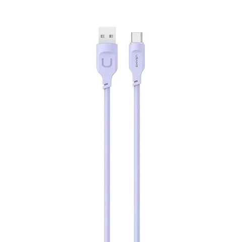 Kabel USMAS USB-C PD Fast Charging 1.2m purpurowy