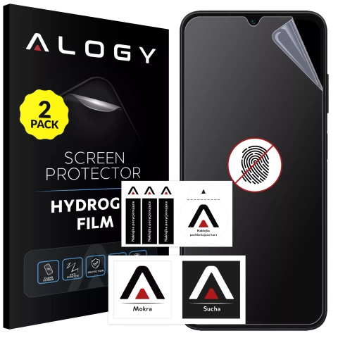 2x Folia "MATOWA" do Samsung A14 / A14 5G Hydrożelowa Alogy HydroSkin Matte Pro™ na ekran do etui "BEZ ODCISKU PALCÓW"