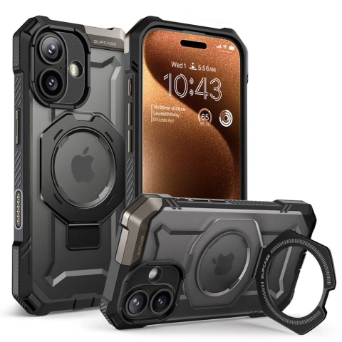 Etui Supcase Unicorn Beetle Grip Mag MagSafe do iPhone 17 Black